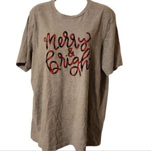 Bella Canvas Women's Merry & Bright  T-shirt‎